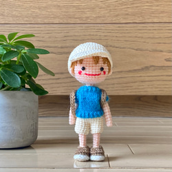 小さなあみぐるみ♪キャップの男の子*ノアくん* - ほっこり毛糸