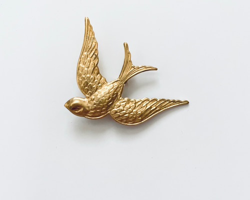 真鍮ブローチ　【フラワー】 ブローチ ブラスブローチ 真鍮 brass brooch 北欧 ボタニカル 花