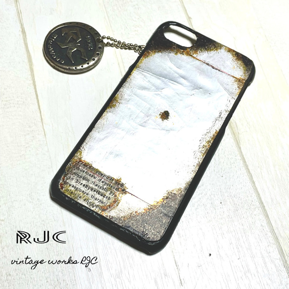 サビ塗装強化アルミプレートハンドメイドスマホケース スマホケース
