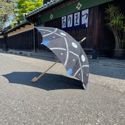 有松絞り日傘  〜水鞠〜 5枚目の画像