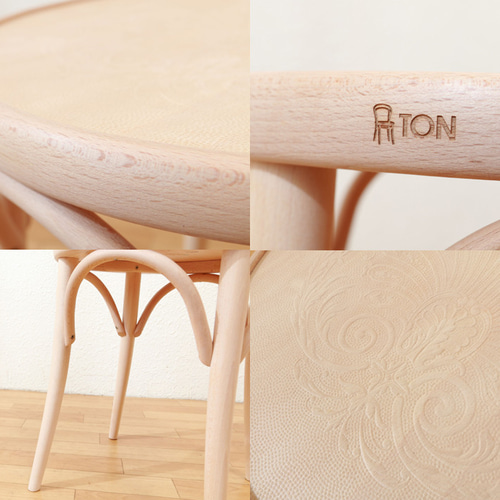 トンTON ベントウッドスツール No60 アーチレッグArch leg/ワックス