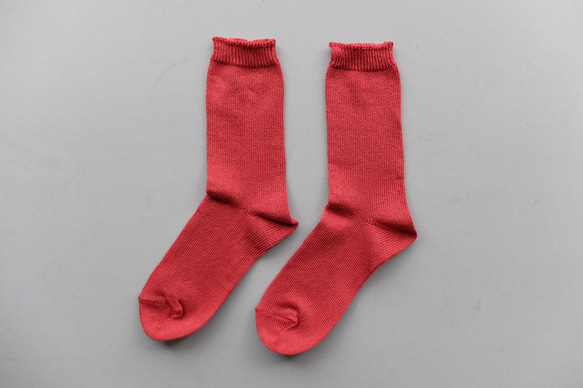【庫存有限】亞麻針織襪（Akane）22-24cm 第1張的照片