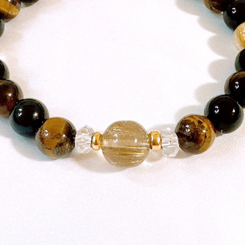 天然石　オニキス　ゴールデンアイ　タイガーアイ　ブラックルチルクォーツ　時計 楽天市場】金運 ネックレス ルチルクォーツ ハイパーシーン