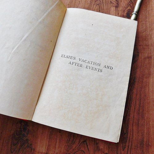 ゜+ 1893年 紅葉柄イラスト付き表紙 英国 アンティークブック