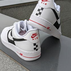 NIKE Airforce1フラッグ風ブラック 2枚目の画像