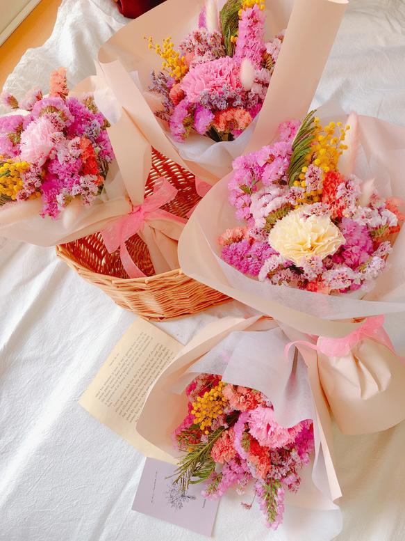 受注生産可♡ギフト用ブーケ ドライフラワー hanna 通販 15787025