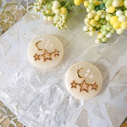 きらめきカボション☆10個 w6 マグネットジェル/カラージェル/ボタン