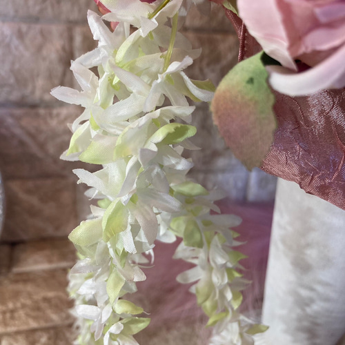 光触媒　人工観葉植物　ウォールグリーン　フェイクグリーン　ラウンドローズ42 光触媒 人工観葉植物 ウォールグリーン フェイクグリーン
