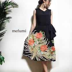 受注制作 ✳︎1点物 ✳︎ アンティーク 正絹 着物リメイク フォーマル