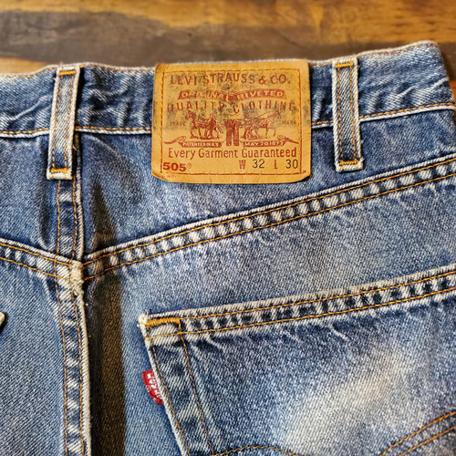唯一無二 Levi's 550 USA 刺繍パッチワーク 唯一無二 Levi´s 550