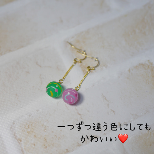 NEW】お祭りヨーヨーピアス／イヤリング 水風船 ヨーヨー