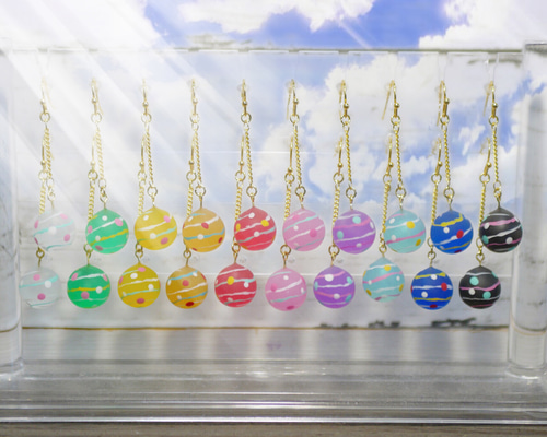 NEW】お祭りヨーヨーピアス／イヤリング 水風船 ヨーヨー 