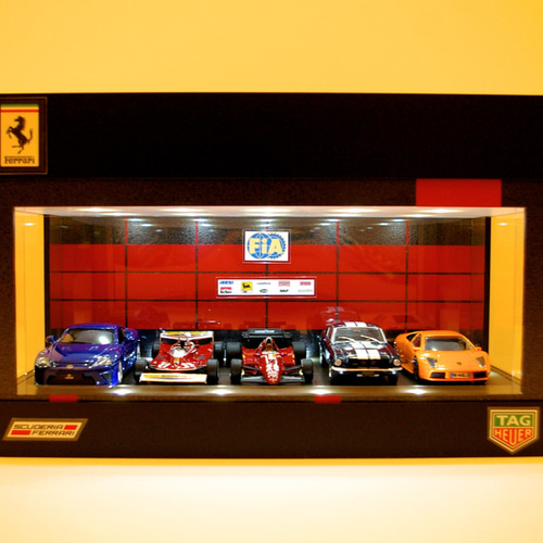 1/18〜1/64展示可・R&B・ディスプレーBOX / LED20灯・スタイリッシュ