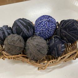 裂き布 お得な詰め合わせ布玉㊱赤系・柄ミックス 約1㎏ 生地 あすなろ