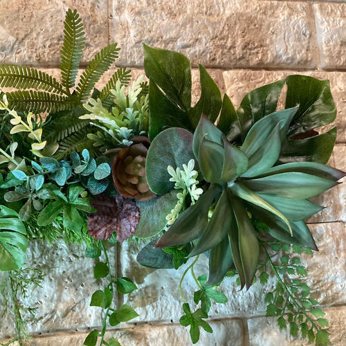 楽天最安値に挑戦】 光触媒 人工観葉植物 ウォールグリーン フェイク