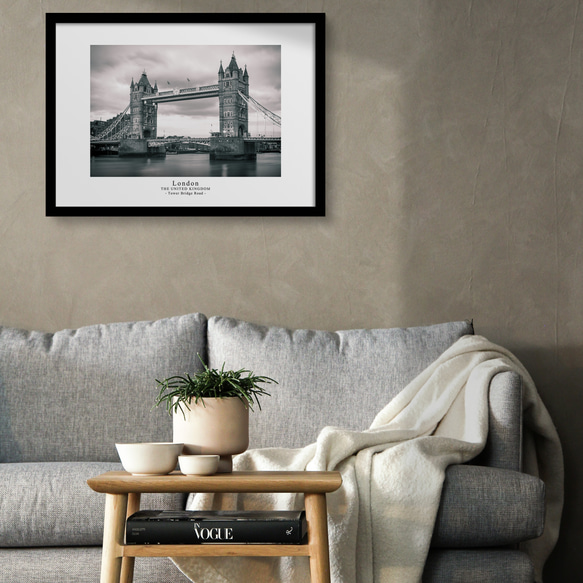 ☆インテリアアートポスター - london Tower Bridge -【507】 4枚目の画像