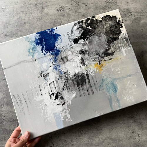 現代アート 40×30㎝ 大きめ モダン アートパネル インテリア