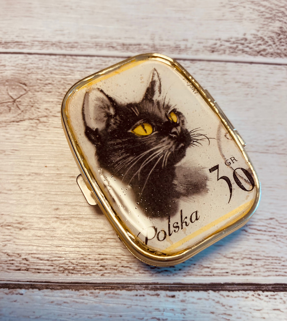 ビンテージ猫ピルケース