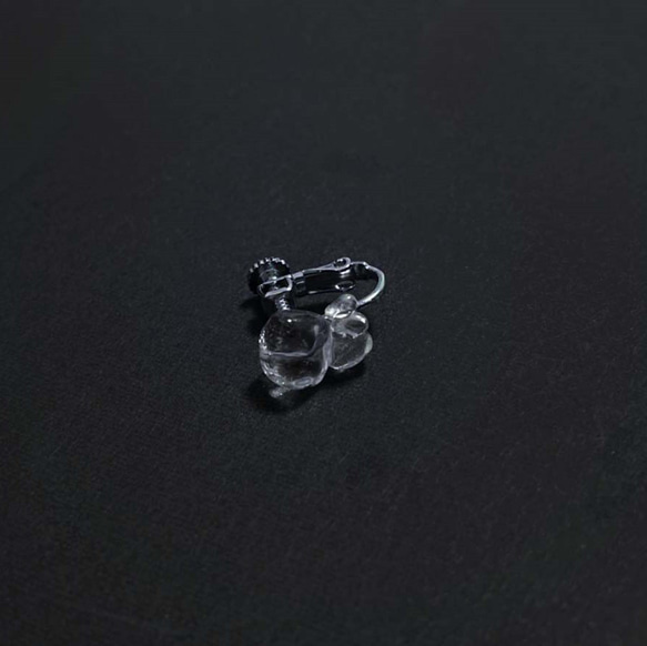 glass earring▷Melted ice　No.7 5枚目の画像