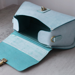 【Creema獨家早鳥價，免運費】真皮手工單肩包，全手工縫製，兩用包，夏季包 第8張的照片