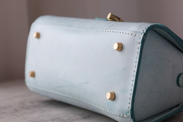 【Creema獨家早鳥價，免運費】真皮手工單肩包，全手工縫製，兩用包，夏季包 第10張的照片