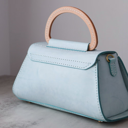 【Creema獨家早鳥價，免運費】真皮手工單肩包，全手工縫製，兩用包，夏季包 第6張的照片