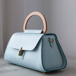 【Creema獨家早鳥價，免運費】真皮手工單肩包，全手工縫製，兩用包，夏季包 第1張的照片