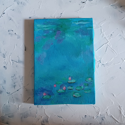 印象派 水面と睡蓮 A 227×158 絵画 Hisako 通販 15788911