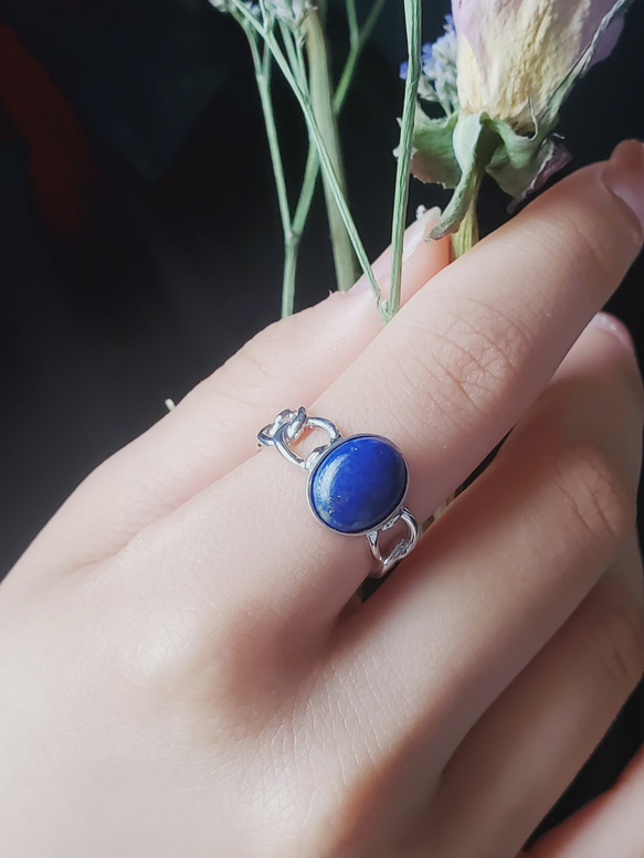 万博 ネパール ラピスラズリ リング ラピスラズリリング シルバー925