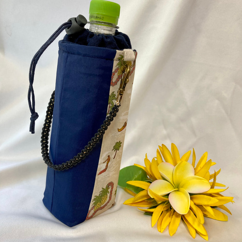 保温保冷 ペットボトル ハワイ生地 水筒カバー サーモス 500ml