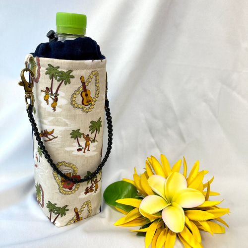 保温保冷 ペットボトル ハワイ生地 水筒カバー サーモス 500ml ペット