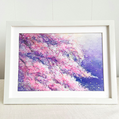花の絵 風景画 アクリル画 手描き 肉筆画 しょっぱくっ ハッピー 花の絵 風景画 アクリル画 手描き 肉筆画 しょっぱくっ ハッピー