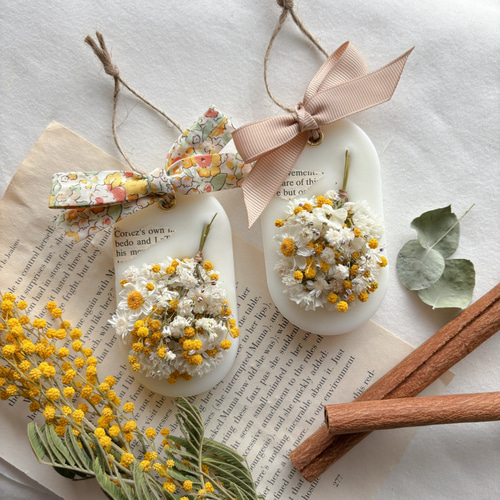 16種類アロマの香り選べます / ミモザ】 アロマワックスサシェ