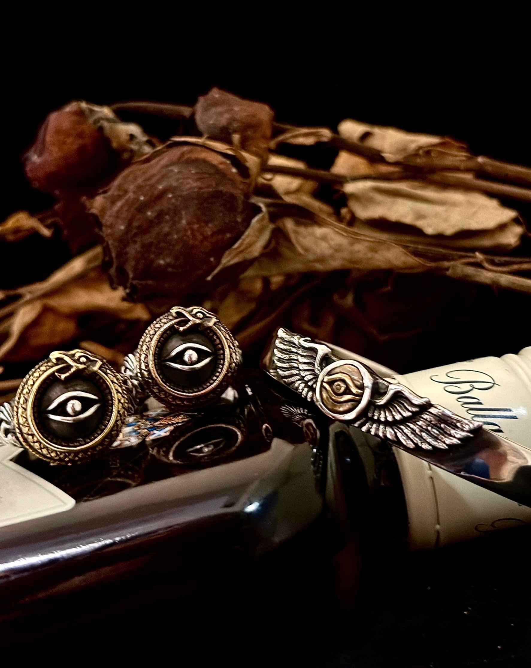 【エジプトシリーズ】ホルスの目/ホルス/ブレスレット 925スターリングシルバー