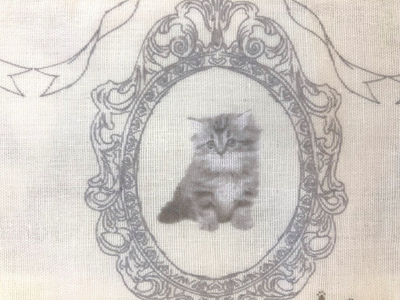 猫　ノーブラOK　厚手ｗガーゼ　綿100　フリーサイズ 大きめサイズ　ワンピース 11枚目の画像