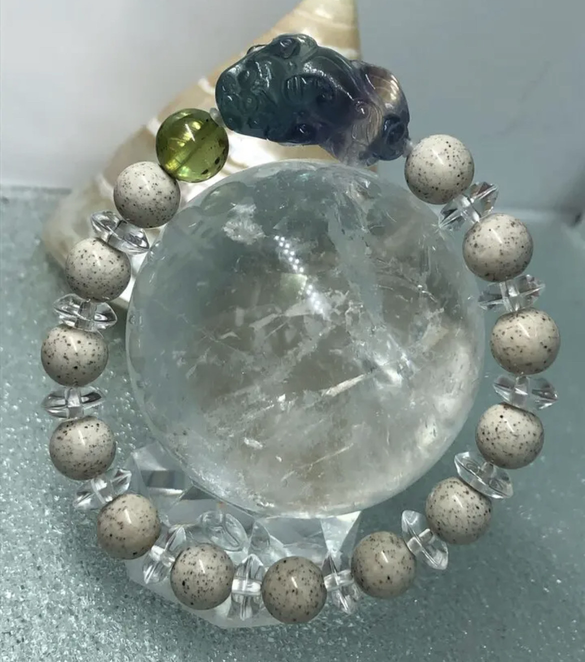 健康サポート・フローライト貔貅ブレスレット