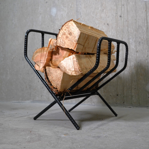 薪置き台】 薪スタンド キャンプ アウトドア 鉄製 その他雑貨 Seventy