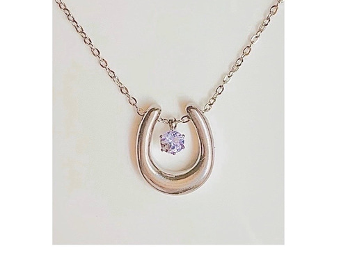 天然石＊タンザナイト＊4mm▪︎ホースシュー▪︎サージカルステンレス