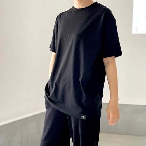 コットンTシャツ、バックアイコニックステッチ ユニセックス】オーガニックコットン バックプリント Tシャツ 7