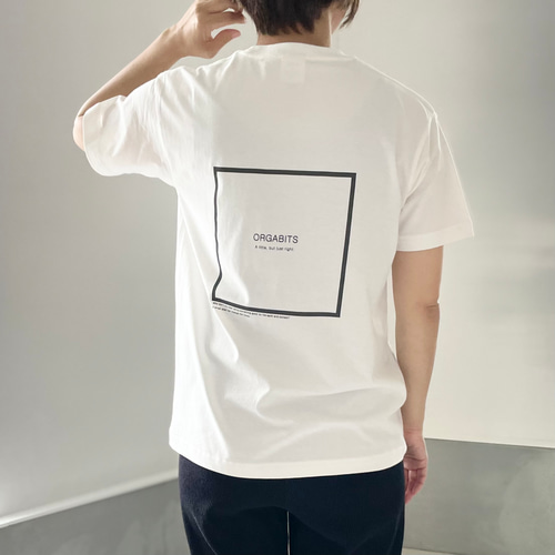 ユニセックス】オーガニックコットン バックプリント Tシャツ 7