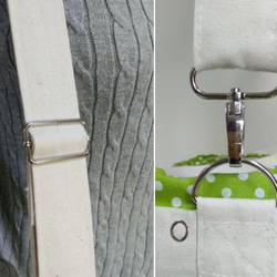 秋・冬用 インコ 通院バッグ（鳥・小動物用）オーダーメイド  帆布 キャリーバッグ ※ショルダー、肩パッド付 12枚目の画像