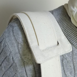 秋・冬用 インコ 通院バッグ（鳥・小動物用）オーダーメイド  帆布 キャリーバッグ ※ショルダー、肩パッド付 13枚目の画像