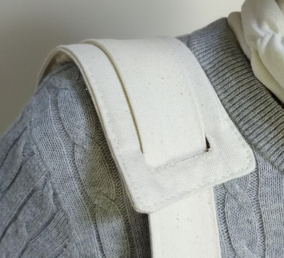 秋・冬用 インコ 通院バッグ（鳥・小動物用）オーダーメイド  帆布 キャリーバッグ ※ショルダー、肩パッド付 13枚目の画像