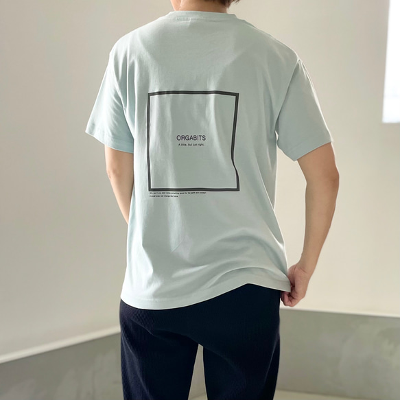 『2023新作』オーガニックコットン Tシャツ ユニセックス 7色展開 【ベビーピンク】 16枚目の画像