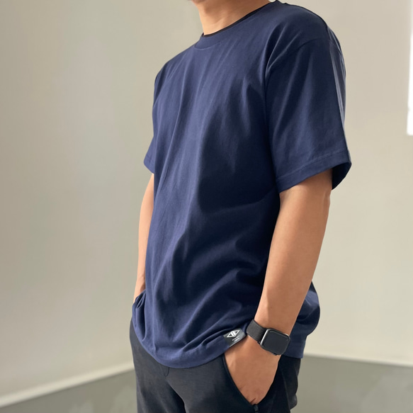 オーガニックコットン Tシャツ ユニセックス 7色展開 【ベビーピンク】 15枚目の画像