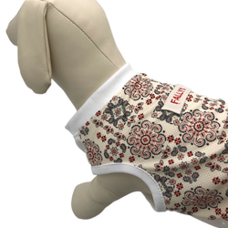 メッシュ 冷感 抗菌 クール 犬服 夏 赤 タンクトップ イタグレ フレブル ダックス ハンドメイド 犬 ペット服 服 8枚目の画像
