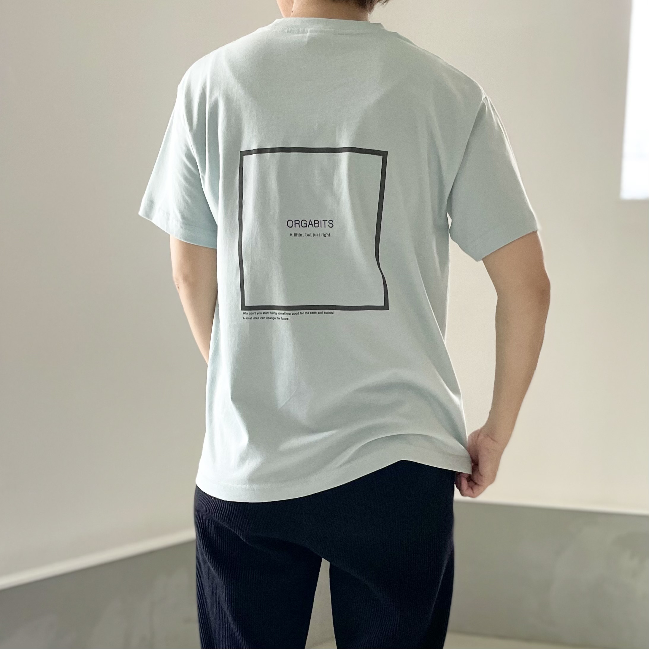新品 バックプリントTシャツ オーバーサイズ コットン グリーン free 新品 バックプリントTシャツ オーバーサイズ コットン グリーン