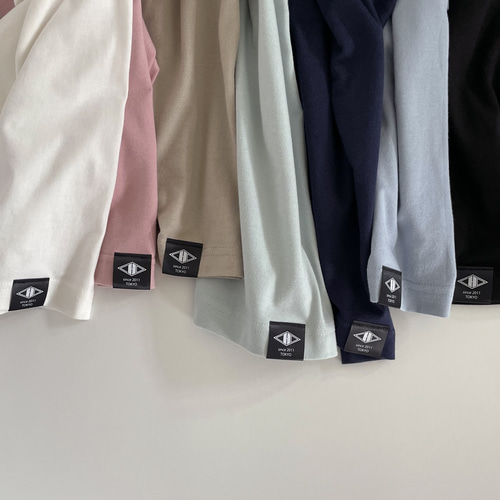 ユニセックス】オーガニックコットン バックプリント Tシャツ 7