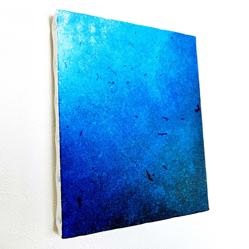 【限定販売】 零085】絵画 宇宙 零 絵画 インテリア 原画 抽象画 海 空 青 絵画