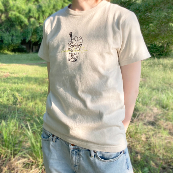 【６月初旬発送】Goat is cute Tシャツ（ミルクティ）｜子やぎは可愛い〔動物シリーズ〕 7枚目の画像